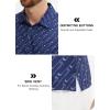 imageLibin Golf Polo Shirts for Men Short Sleeve Quick Dry Performance Moisture Wicking Print Collared Golf Shirts Casual Business02navy Golf Club