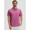 imageLibin Golf Polo Shirts for Men Short Sleeve Quick Dry Performance Moisture Wicking Print Collared Golf Shirts Casual BusinessRosy Golf Ball
