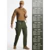 imageLibin Mens Work Pants Hiking Cargo Pants Water Resistant Stretch Tactical Outdoor Trousers with 9 PocketsArmy Green