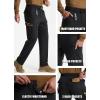 imageLibin Mens Work Pants Hiking Cargo Pants Water Resistant Stretch Tactical Outdoor Trousers with 9 PocketsBlack