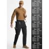 imageLibin Mens Work Pants Hiking Cargo Pants Water Resistant Stretch Tactical Outdoor Trousers with 9 PocketsBlack