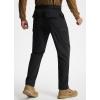 imageLibin Mens Work Pants Hiking Cargo Pants Water Resistant Stretch Tactical Outdoor Trousers with 9 PocketsBlack