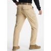 imageLibin Mens Work Pants Hiking Cargo Pants Water Resistant Stretch Tactical Outdoor Trousers with 9 PocketsKhaki