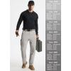 imageLibin Mens Work Pants Hiking Cargo Pants Water Resistant Stretch Tactical Outdoor Trousers with 9 PocketsLight Grey