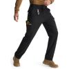 imageLibin Mens Work Pants Hiking Cargo Pants Water Resistant Stretch Tactical Outdoor Trousers with 9 PocketsBlack