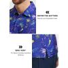 imageLibin Golf Polo Shirts for Men Short Sleeve Quick Dry Performance Moisture Wicking Print Collared Golf Shirts Casual Business05navy Colorful Firework