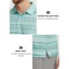 imageLibin Golf Polo Shirts for Men Short Sleeve Quick Dry Performance Moisture Wicking Print Collared Golf Shirts Casual Business11green Peak