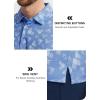 imageLibin Golf Polo Shirts for Men Short Sleeve Quick Dry Performance Moisture Wicking Print Collared Golf Shirts Casual Business14blue Square
