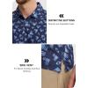 imageLibin Golf Polo Shirts for Men Short Sleeve Quick Dry Performance Moisture Wicking Print Collared Golf Shirts Casual Business15navy Square