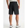 imageLibin Mens Casual Golf Shorts 9 Inch Inseam Elastic Waist Quick Dry Lightweight Stretch Summer Shorts Work Dress TravelBlack