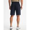 imageLibin Mens Casual Golf Shorts 9 Inch Inseam Elastic Waist Quick Dry Lightweight Stretch Summer Shorts Work Dress TravelNavy