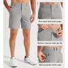 imageLibin Mens Golf Shorts 79 Work Dress Shorts Casual Flat Front Hybrid Short Lightweight Quick Dry Water Resistant7 Light Grey