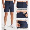imageLibin Mens Golf Shorts 79 Work Dress Shorts Casual Flat Front Hybrid Short Lightweight Quick Dry Water Resistant7 Navy