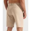 imageLibin Mens Golf Shorts 79 Work Dress Shorts Casual Flat Front Hybrid Short Lightweight Quick Dry Water Resistant9 Khaki