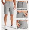 imageLibin Mens Golf Shorts 79 Work Dress Shorts Casual Flat Front Hybrid Short Lightweight Quick Dry Water Resistant9 Light Grey