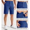 imageLibin Mens Golf Shorts 79 Work Dress Shorts Casual Flat Front Hybrid Short Lightweight Quick Dry Water Resistant9 Royal Blue