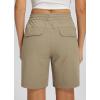 imageLibin Womens Hiking Shorts Cargo Shorts Casual Travel Quick Dry Water Resistant LightweightKhaki