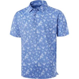 imageLibin Golf Polo Shirts for Men Short Sleeve Quick Dry Performance Moisture Wicking Print Collared Golf Shirts Casual Business14blue Square