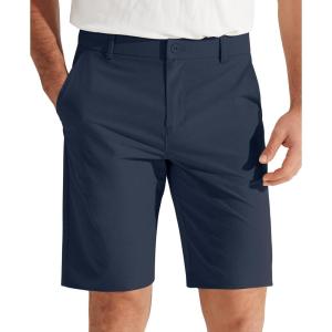 imageLibin Mens Golf Shorts 79 Work Dress Shorts Casual Flat Front Hybrid Short Lightweight Quick Dry Water Resistant9 Navy