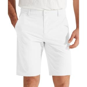 imageLibin Mens Golf Shorts 79 Work Dress Shorts Casual Flat Front Hybrid Short Lightweight Quick Dry Water Resistant9 White