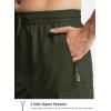 imageMens Elastic Waist Hiking Pants Lightweight Quick Dry Cargo Track Pants Travel Outdoor Athletic Clothes with 5 PocketsArmy Green
