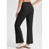 imageLibin Womens 27 29 Bootcut Pants Stretchy Casual Travel Dress Slacks Golf Athletic Workout Yoga Pants with PocketsBlack