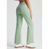 imageLibin Womens 27 29 Bootcut Pants Stretchy Casual Travel Dress Slacks Golf Athletic Workout Yoga Pants with PocketsGreen