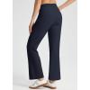 imageLibin Womens 27 29 Bootcut Pants Stretchy Casual Travel Dress Slacks Golf Athletic Workout Yoga Pants with PocketsNavy Blue