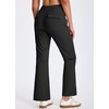 image:imageLibin Womens Pants with Pockets 2931 High Waisted Lightweight Bootcut Casual Pants for Golf Travel Work AthleticBlack