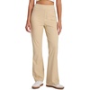 image:imageLibin Womens Pants with Pockets 2931 High Waisted Lightweight Bootcut Casual Pants for Golf Travel Work AthleticLight Khaki