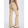 image:imageLibin Womens Pants with Pockets 2931 High Waisted Lightweight Bootcut Casual Pants for Golf Travel Work AthleticLight Khaki
