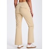 image:imageLibin Womens Pants with Pockets 2931 High Waisted Lightweight Bootcut Casual Pants for Golf Travel Work AthleticLight Khaki