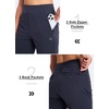 image:imageLibin Womens Pants with Pockets 2931 High Waisted Lightweight Bootcut Casual Pants for Golf Travel Work AthleticNavy Blue