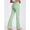 image:imageLibin Womens Pants with Pockets 2931 High Waisted Lightweight Bootcut Casual Pants for Golf Travel Work AthleticPea Green