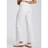 image:imageLibin Womens Pants with Pockets 2931 High Waisted Lightweight Bootcut Casual Pants for Golf Travel Work AthleticWhite