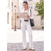 image:imageLibin Womens Pants with Pockets 2931 High Waisted Lightweight Bootcut Casual Pants for Golf Travel Work AthleticWhite
