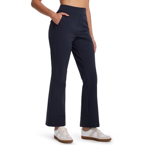 image:imageLibin Womens Pants with Pockets 2931 High Waisted Lightweight Bootcut Casual Pants for Golf Travel Work AthleticNavy Blue